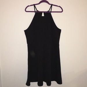 Black skater dress